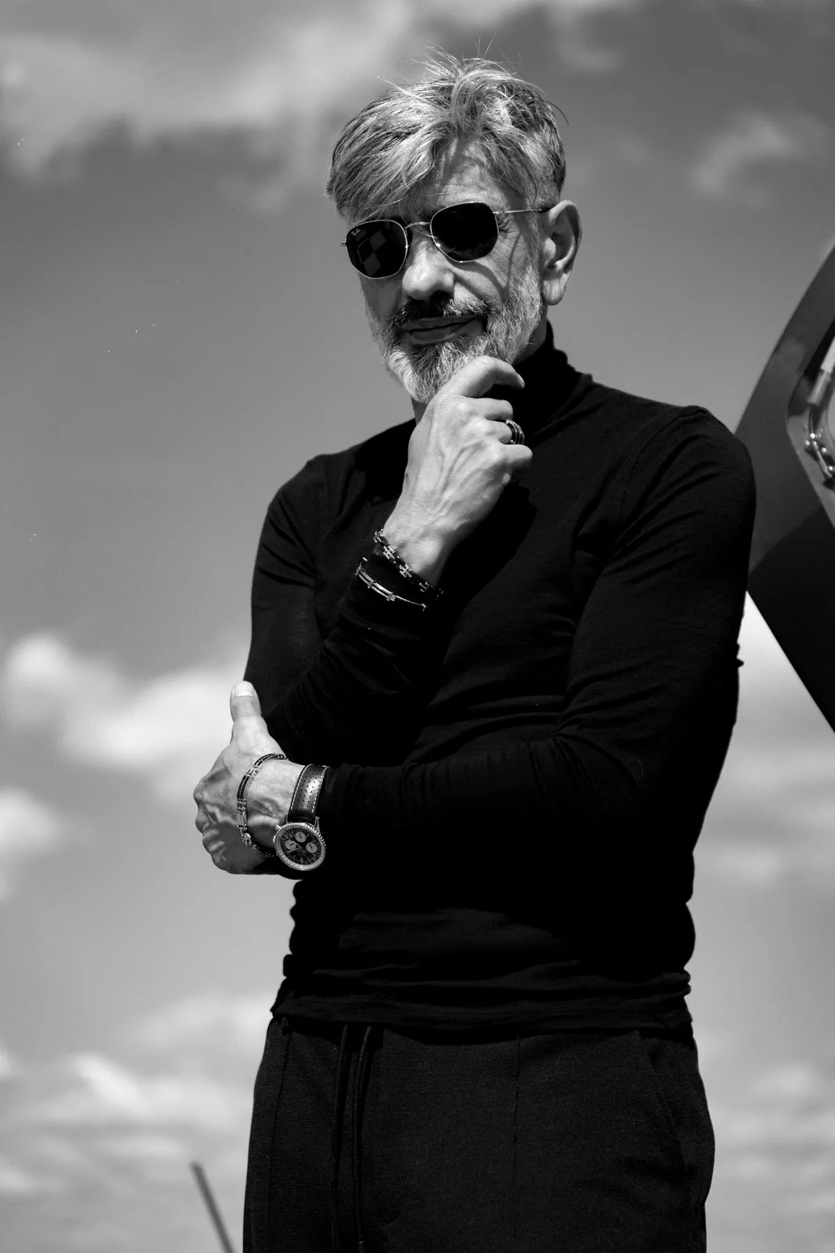 Virgil Tornoreanu, lângă avion